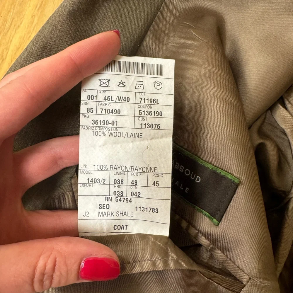 Joseph Abboud Men’s Suit Coat